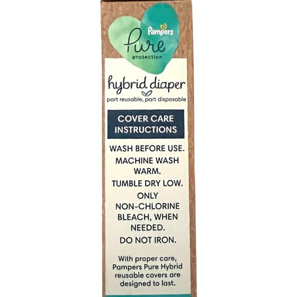 Pampers Pure Hybrid Reusable Cloth Diaper Cover  One Size - Jungle Pattern - Picture 5 of 5